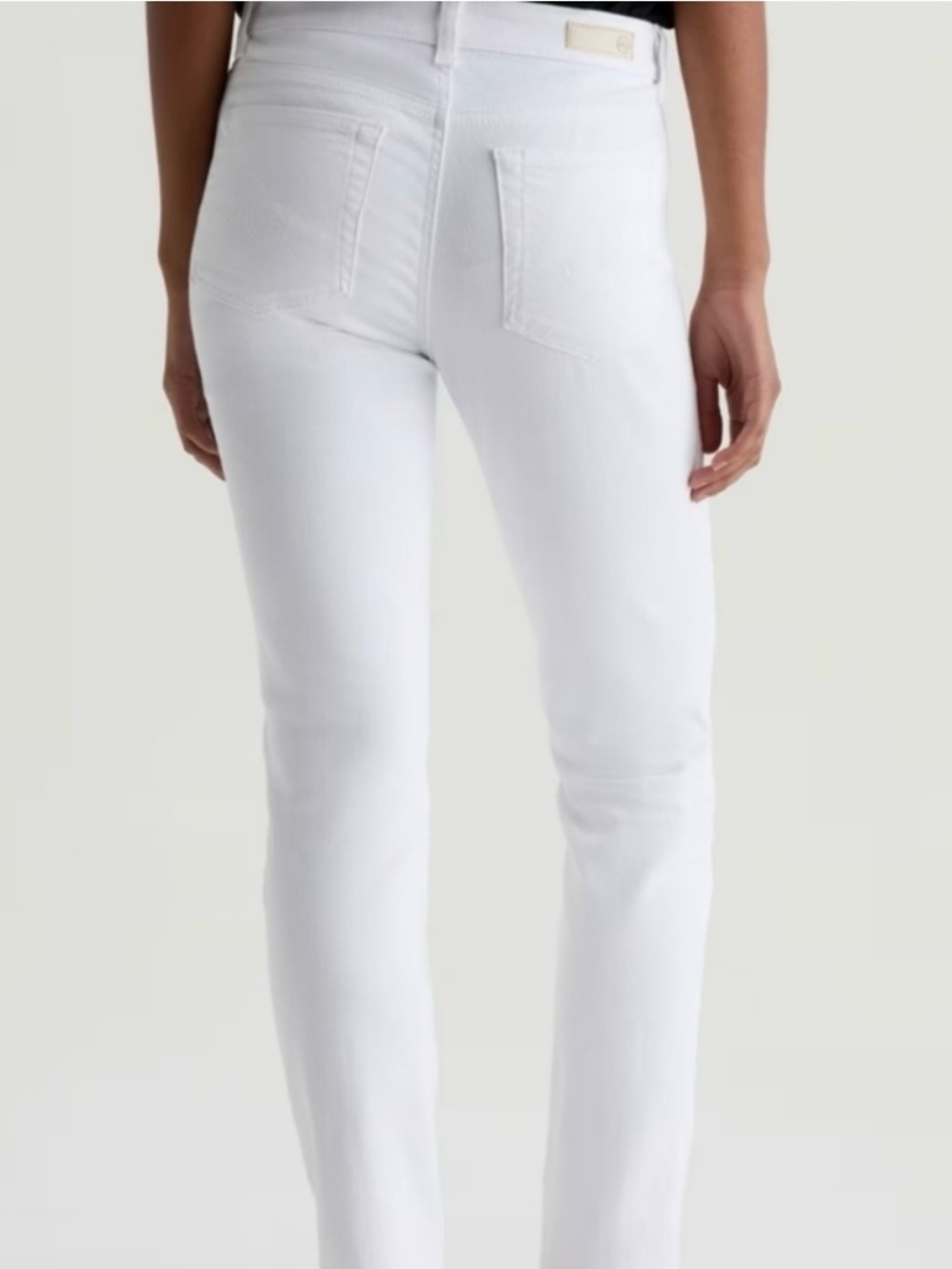 AG Adriano Goldschmied Mari White Jeans, Size 28R - Picture 2 of 12